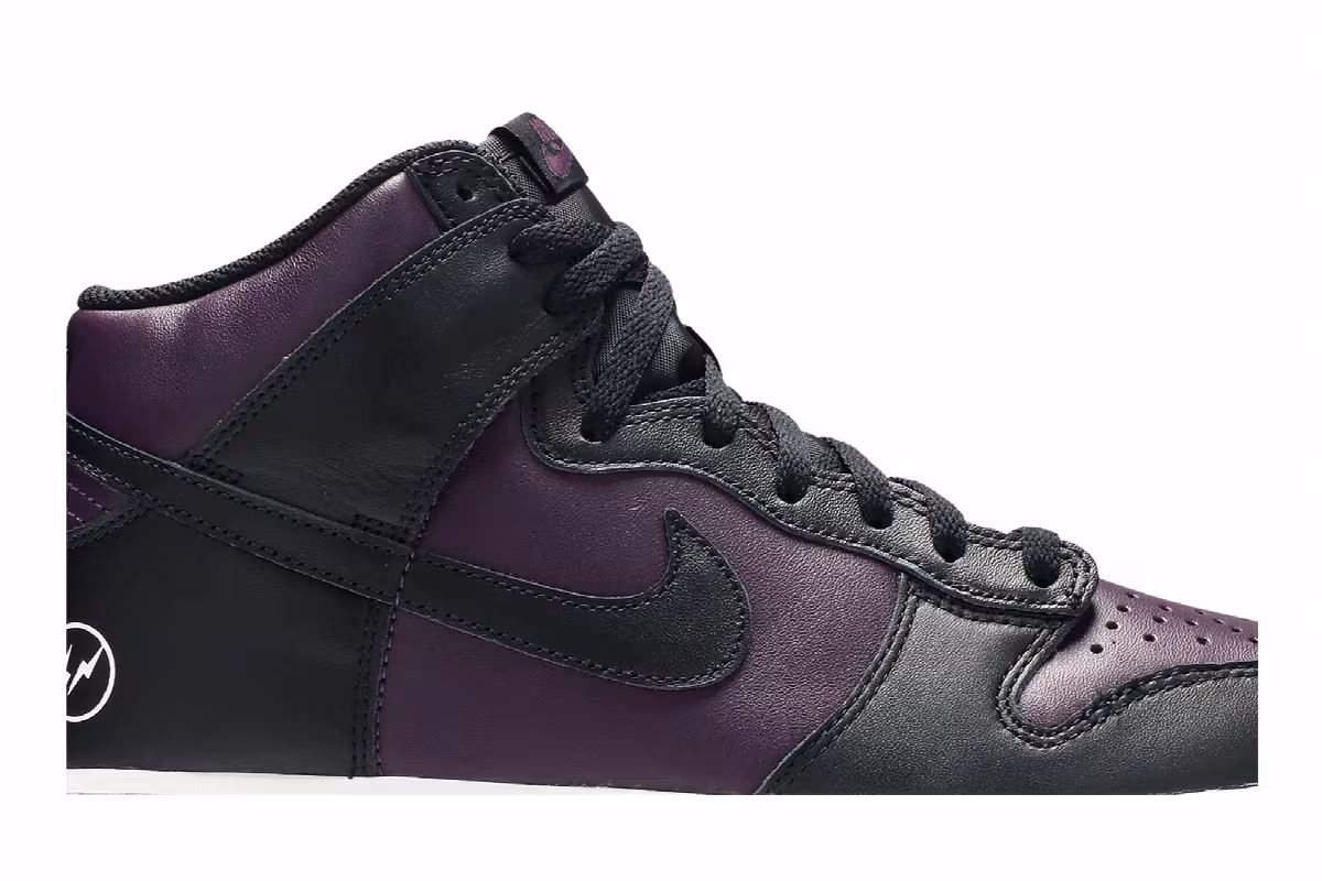Fragment Design x Nike Dunk High Beijing, view 3