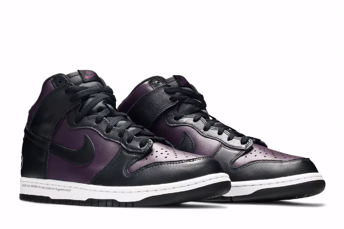 Fragment Design x Nike Dunk High Beijing, view 9