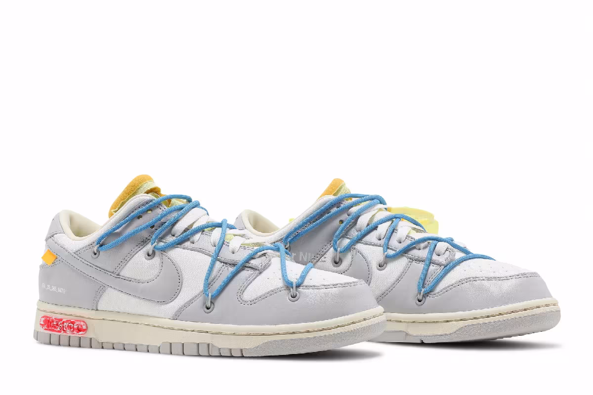 Off-White x Nike Dunk Low Lot 05 of 50, view 9