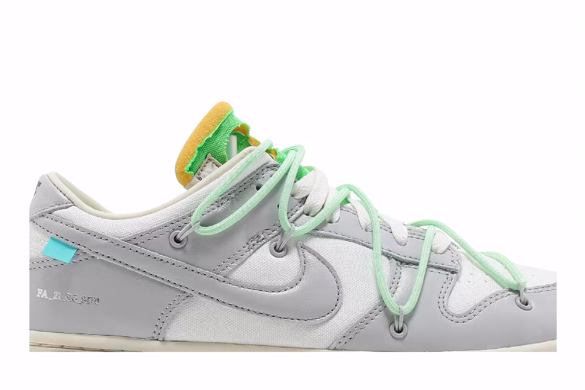 Off-White x Nike Dunk Low Lot 07 of 50, view 3