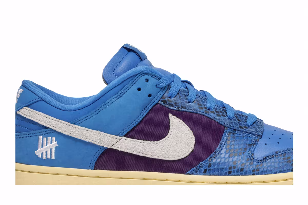 Undefeated x Nike Dunk Low SP 5 On It, view 3