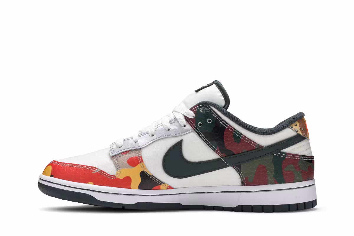 Nike Dunk Low SE Sail Multi-Camo, view 4