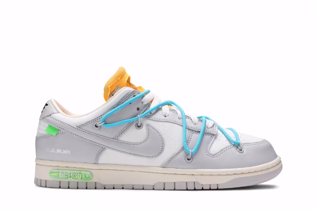 Off-White x Nike Dunk Low Lot 02 of 50, view 2