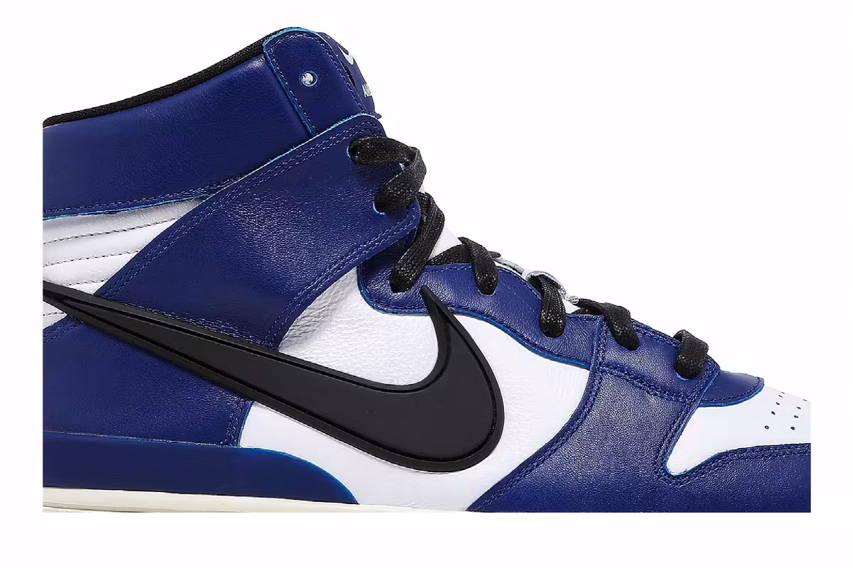 AMBUSH x Nike Dunk High Deep Royal, view 3