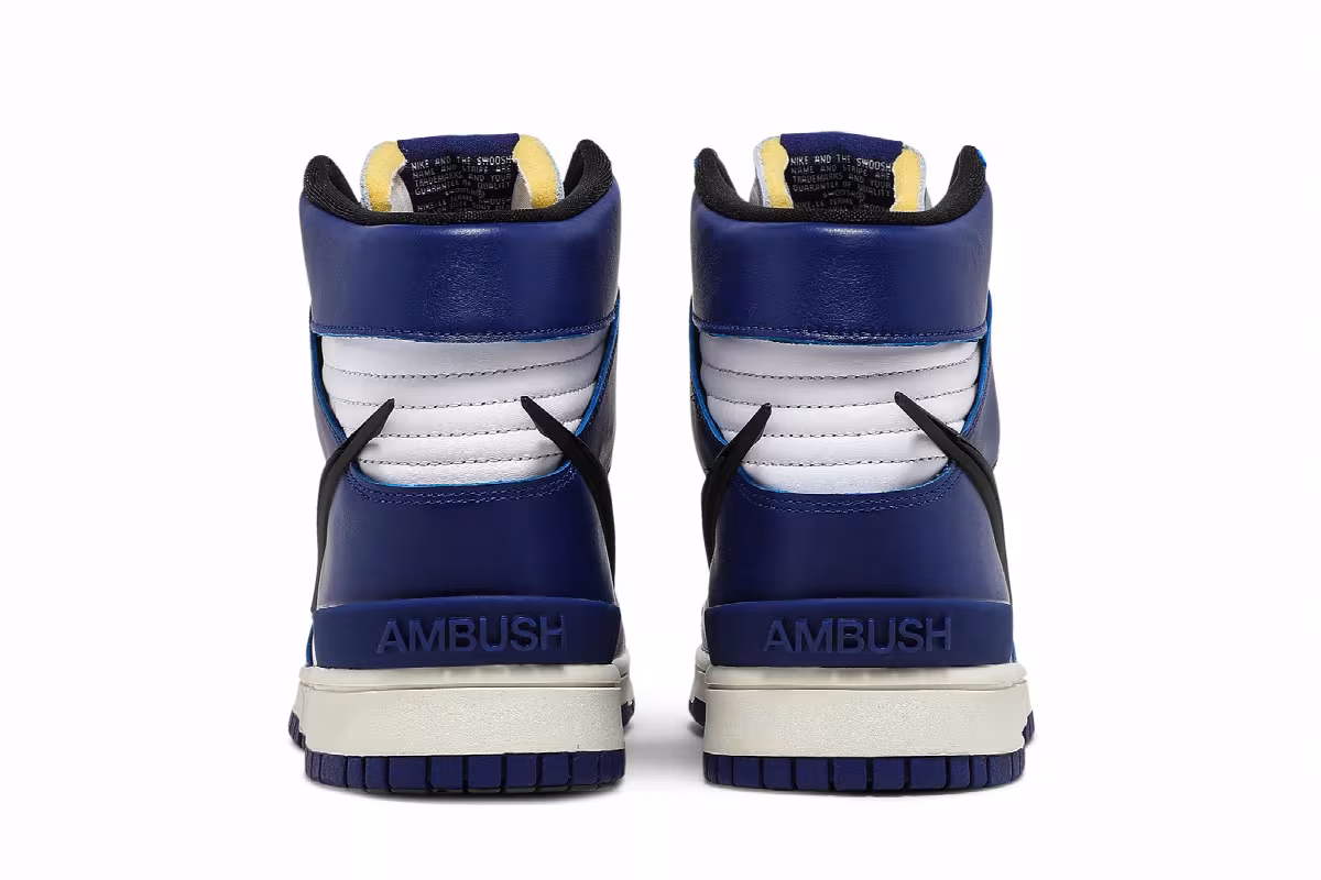 AMBUSH x Nike Dunk High Deep Royal, view 7