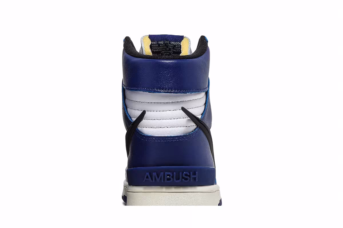 AMBUSH x Nike Dunk High Deep Royal, view 8