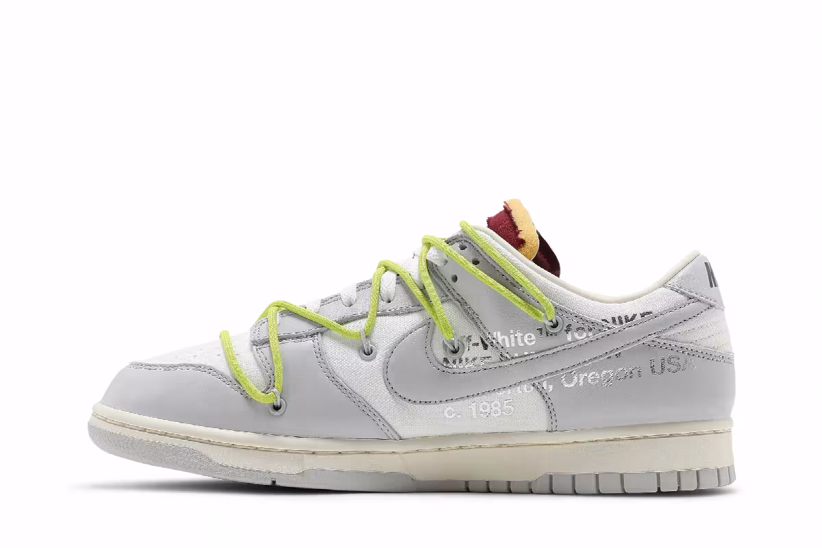 Off-White x Nike Dunk Low Lot 08 of 50, view 4