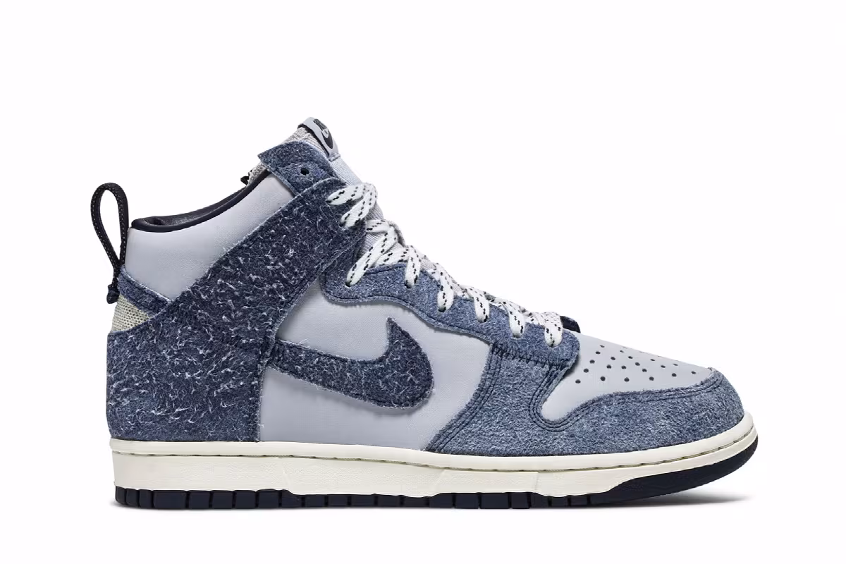 Notre x Nike Dunk High Midnight Navy, view 2