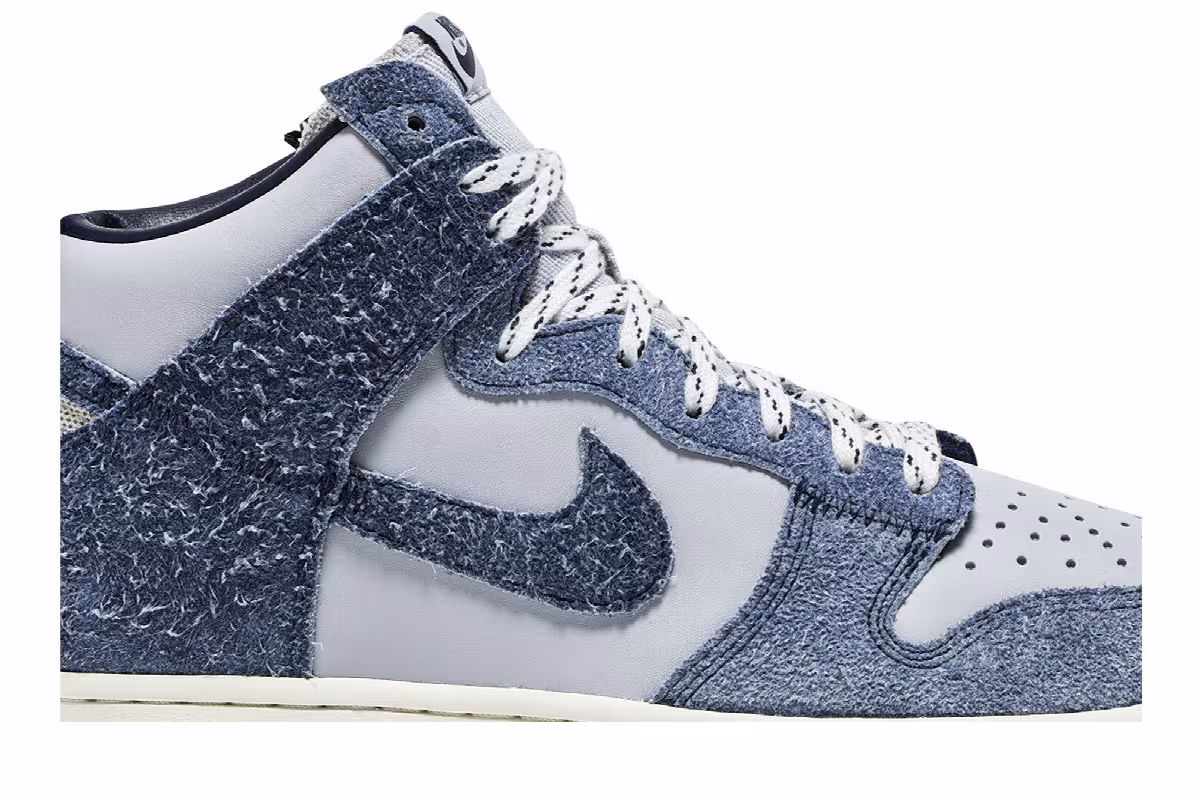 Notre x Nike Dunk High Midnight Navy, view 3