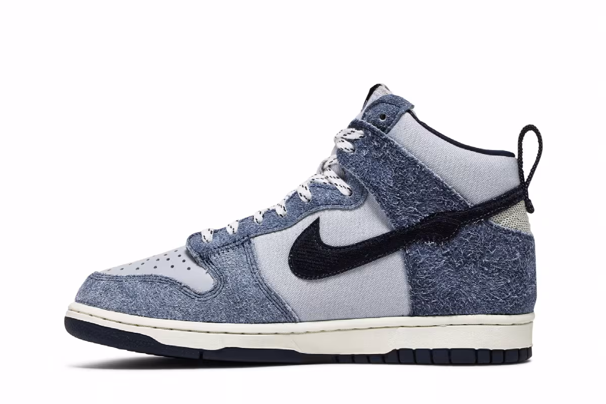 Notre x Nike Dunk High Midnight Navy, view 4