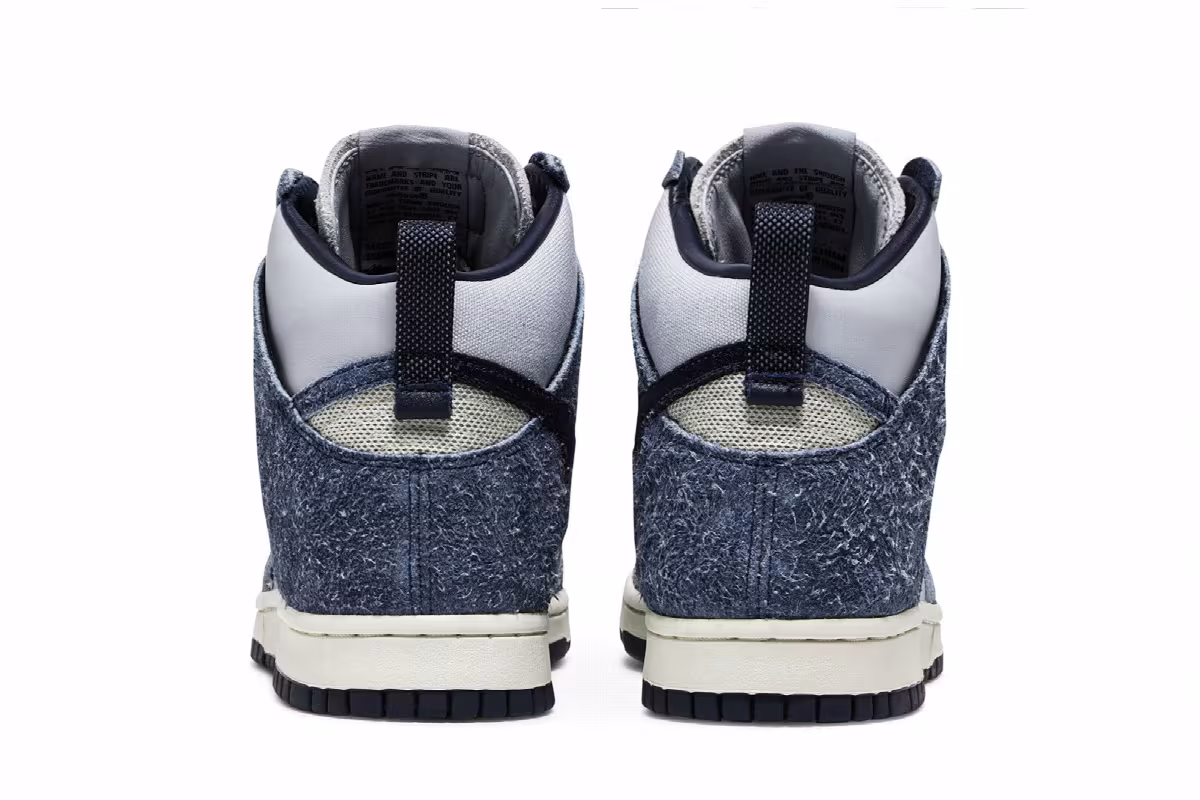 Notre x Nike Dunk High Midnight Navy, view 7