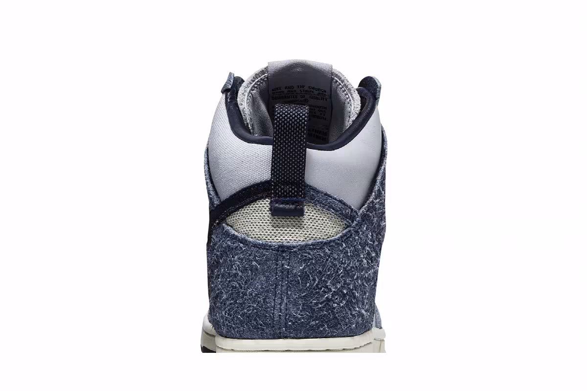 Notre x Nike Dunk High Midnight Navy, view 8