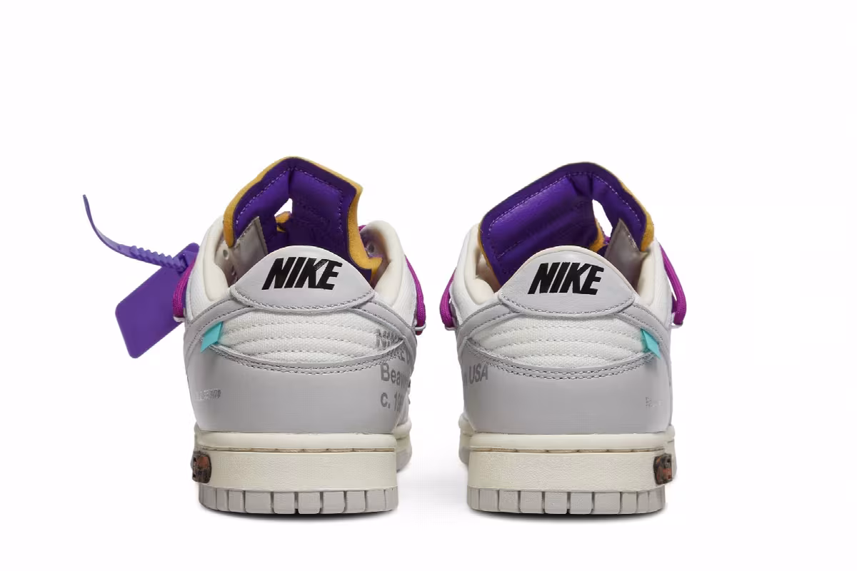 Off-White x Nike Dunk Low Lot 28 of 50, view 7