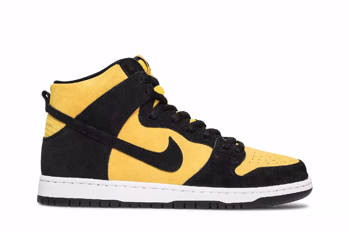 Nike Dunk High Pro SB Reverse Goldenrod, view 2