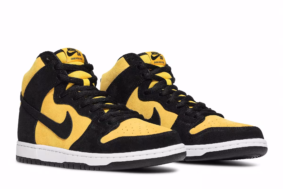 Nike Dunk High Pro SB Reverse Goldenrod, view 9