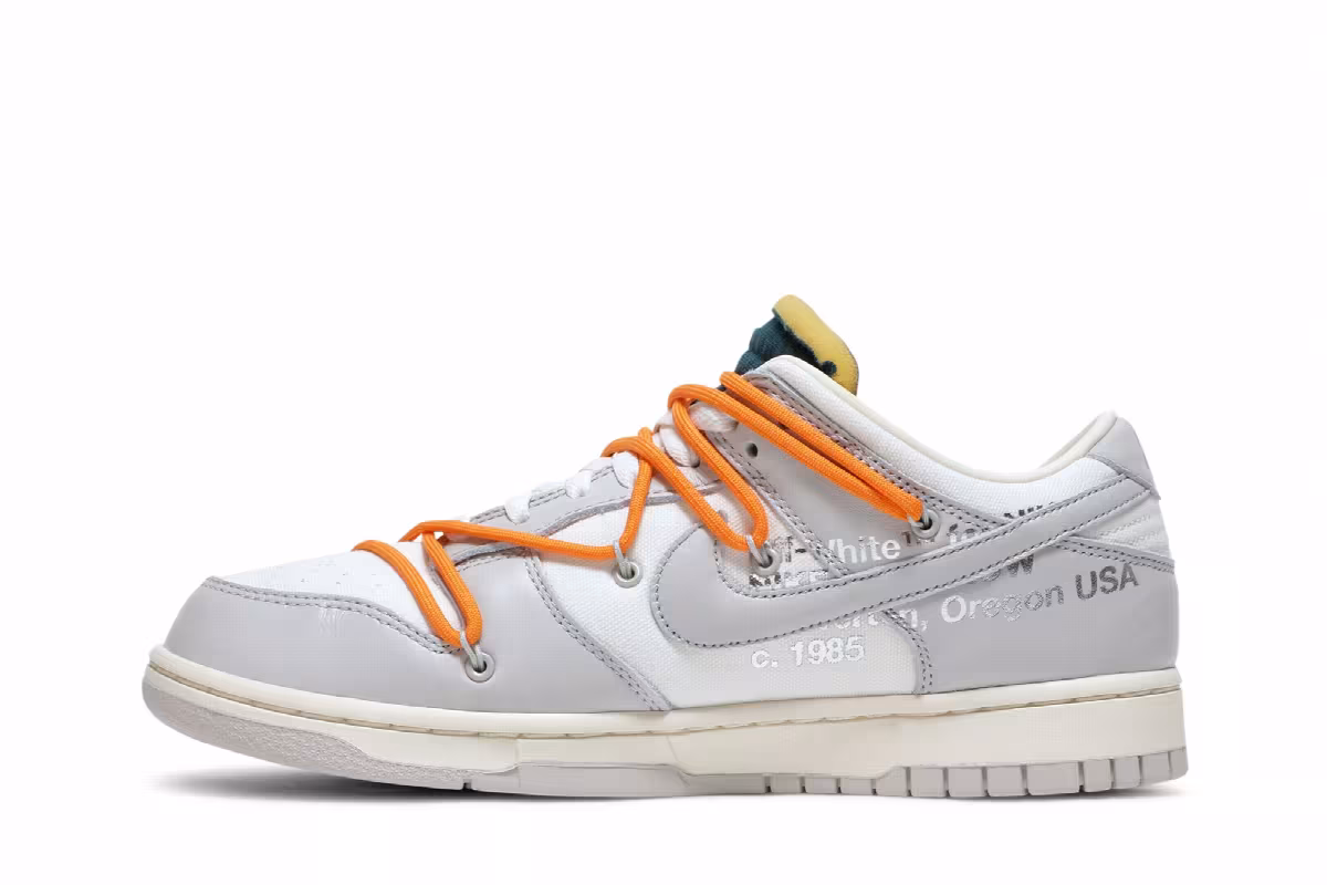 Off-White x Nike Dunk Low Lot 44 of 50, view 4