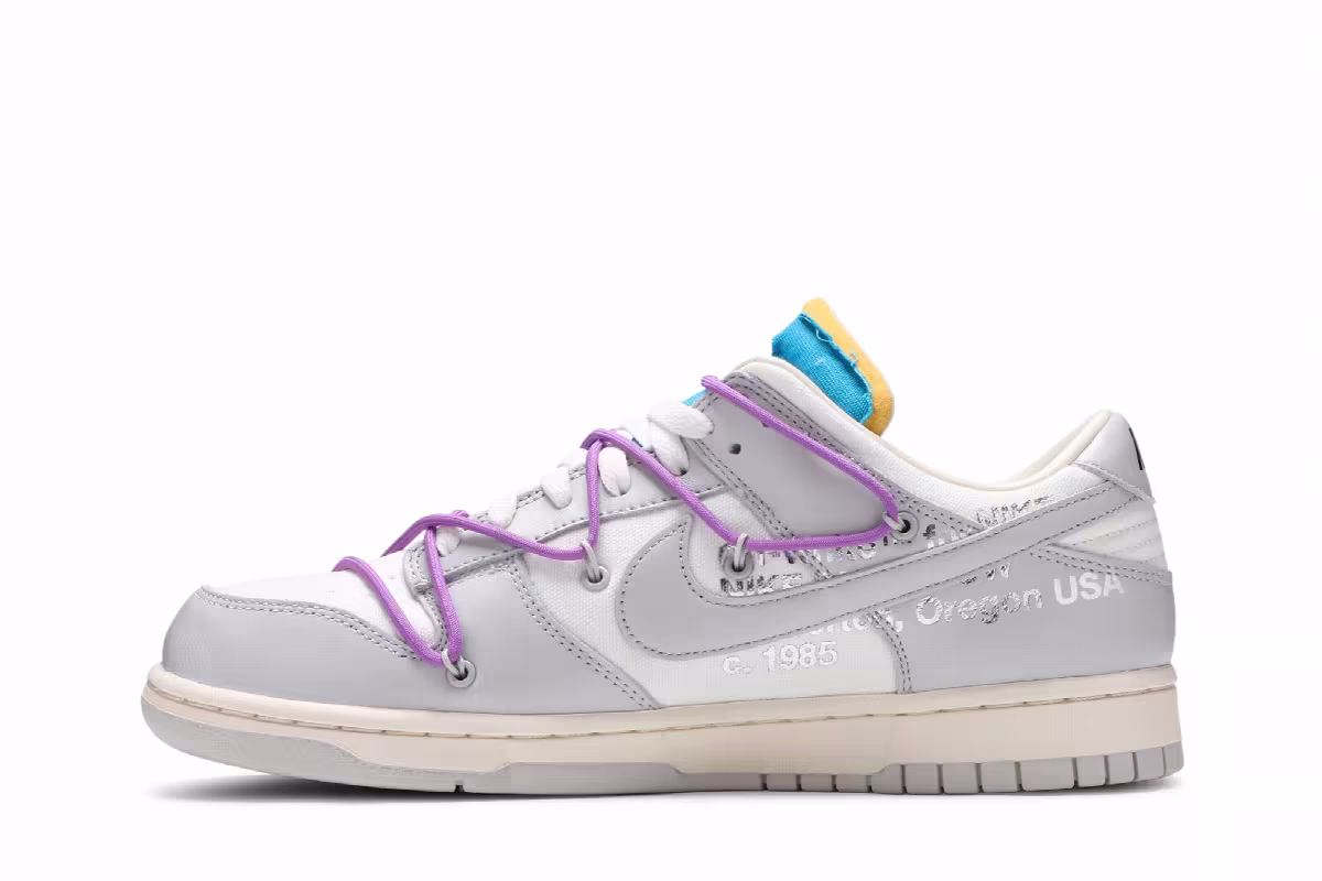 Off-White x Nike Dunk Low Lot 47 of 50, view 4