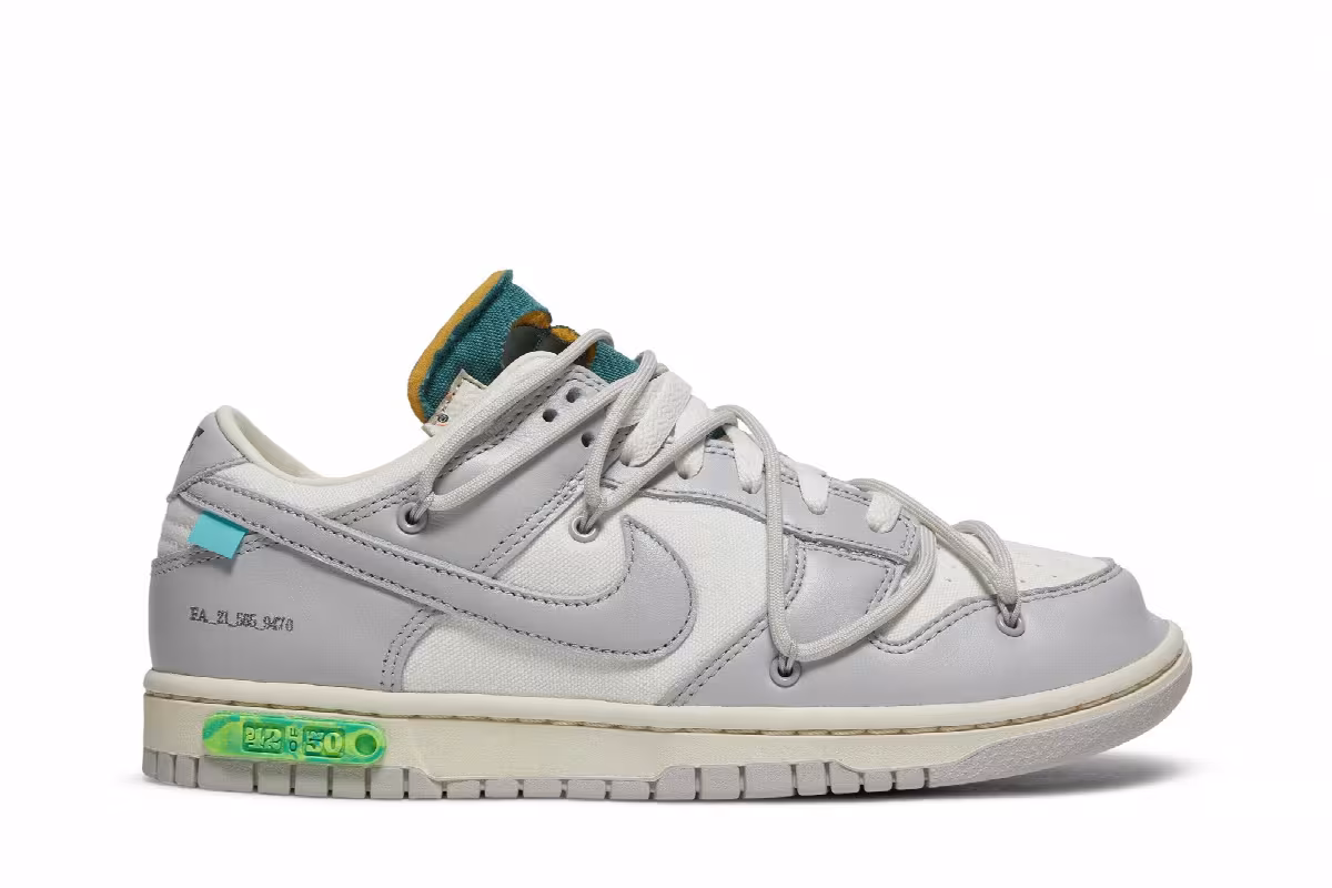 Off-White x Nike Dunk Low Lot 42 of 50, view 2