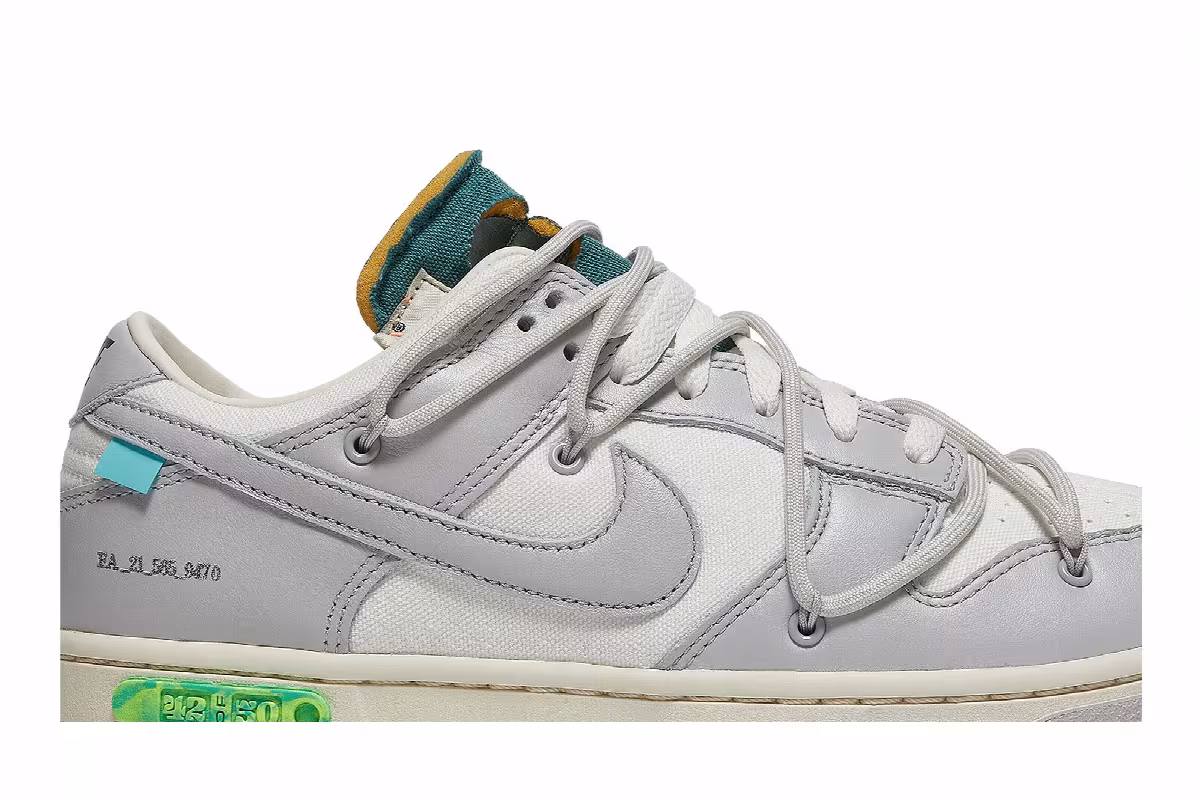 Off-White x Nike Dunk Low Lot 42 of 50, view 3