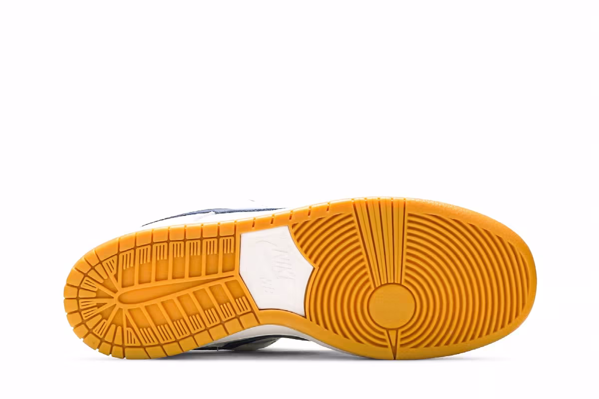 Nike Dunk Low Pro ISO SB Orange Label - White Navy, view 5