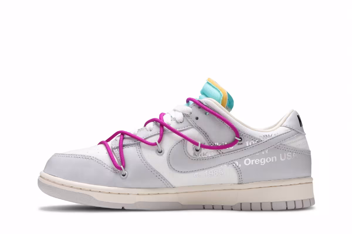 Off-White x Nike Dunk Low Lot 21 of 50, view 4