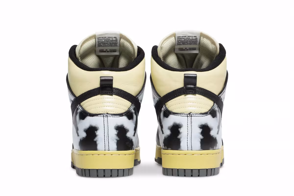Nike Dunk High 1985 Black Acid Wash, view 7