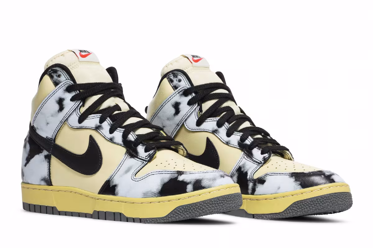 Nike Dunk High 1985 Black Acid Wash, view 9