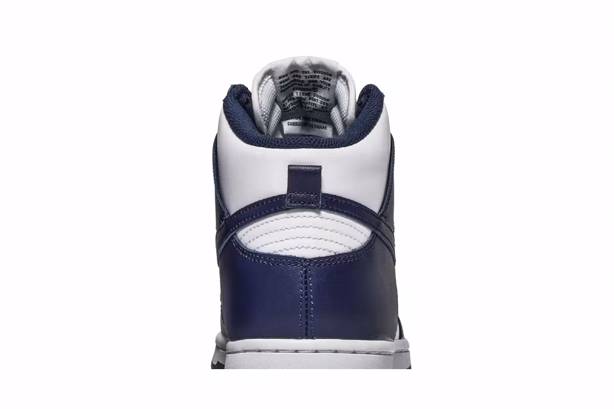Nike Dunk High Midnight Navy, view 8