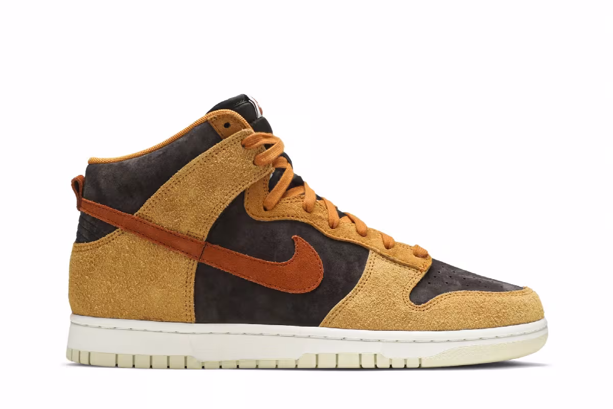 Nike Dunk High Premium Dark Curry, view 2