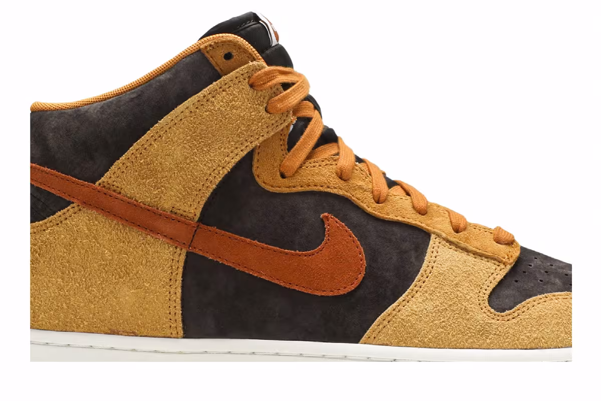 Nike Dunk High Premium Dark Curry, view 3