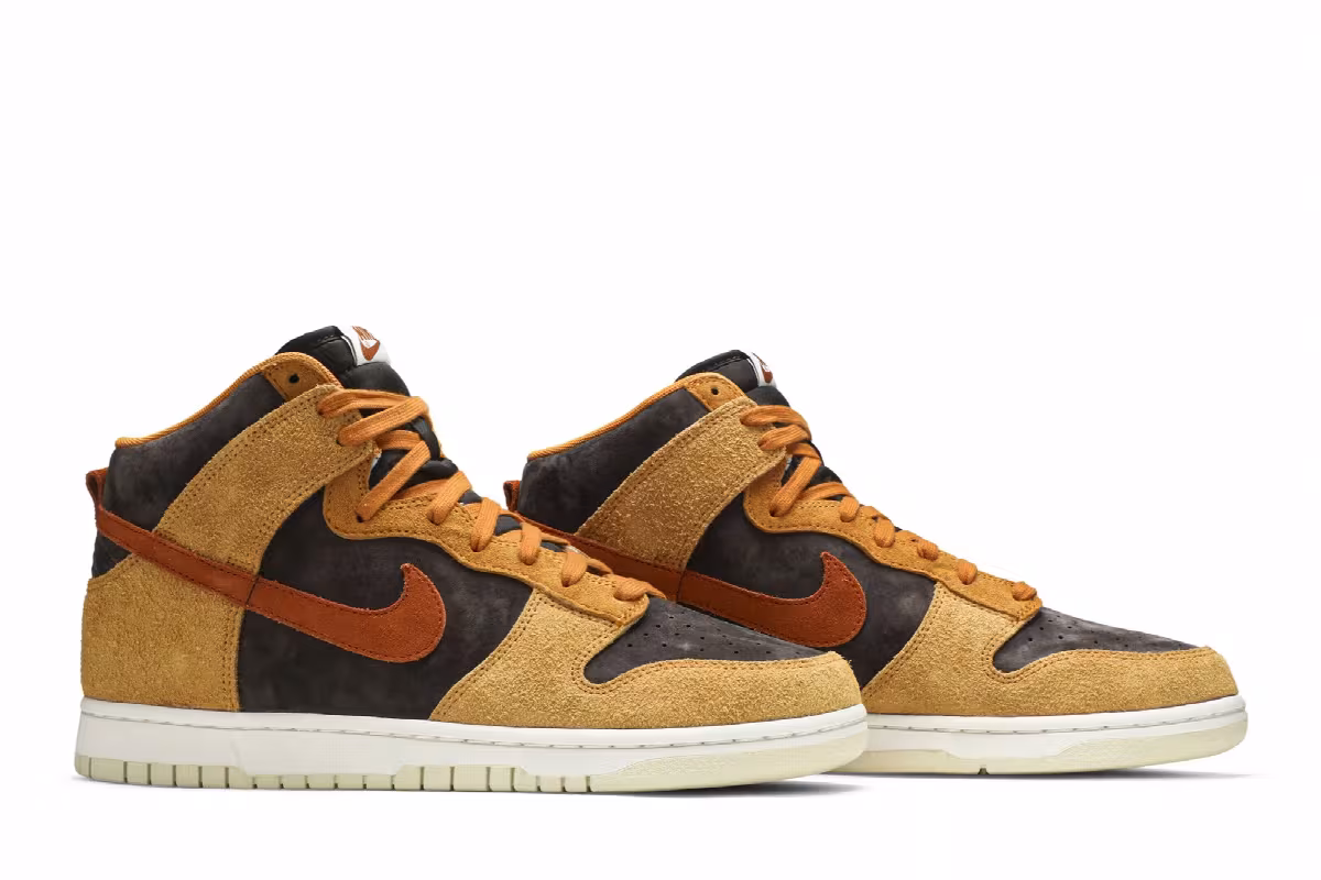 Nike Dunk High Premium Dark Curry, view 9