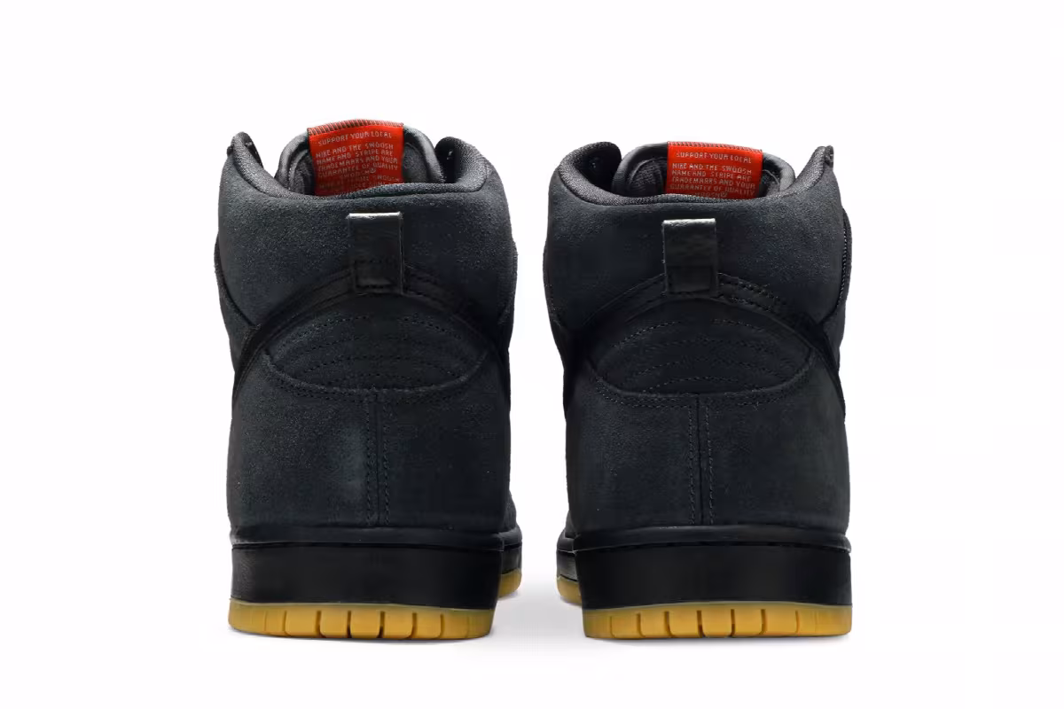 Nike Dunk High Pro ISO SB Orange Label - Dark Smoke Grey, view 7
