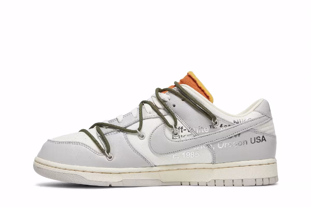 Off-White x Nike Dunk Low Lot 22 of 50, view 4