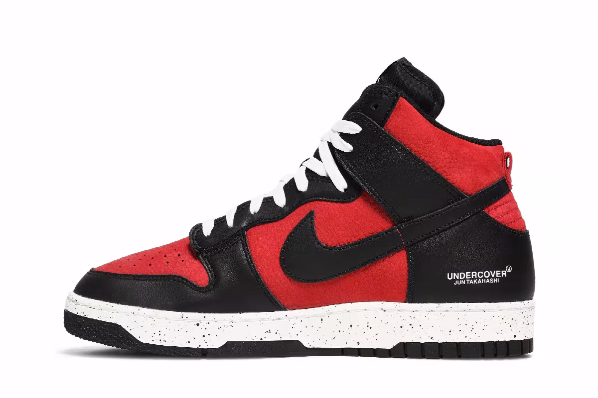 Undercover x Nike Dunk High 1985 UBA, view 4