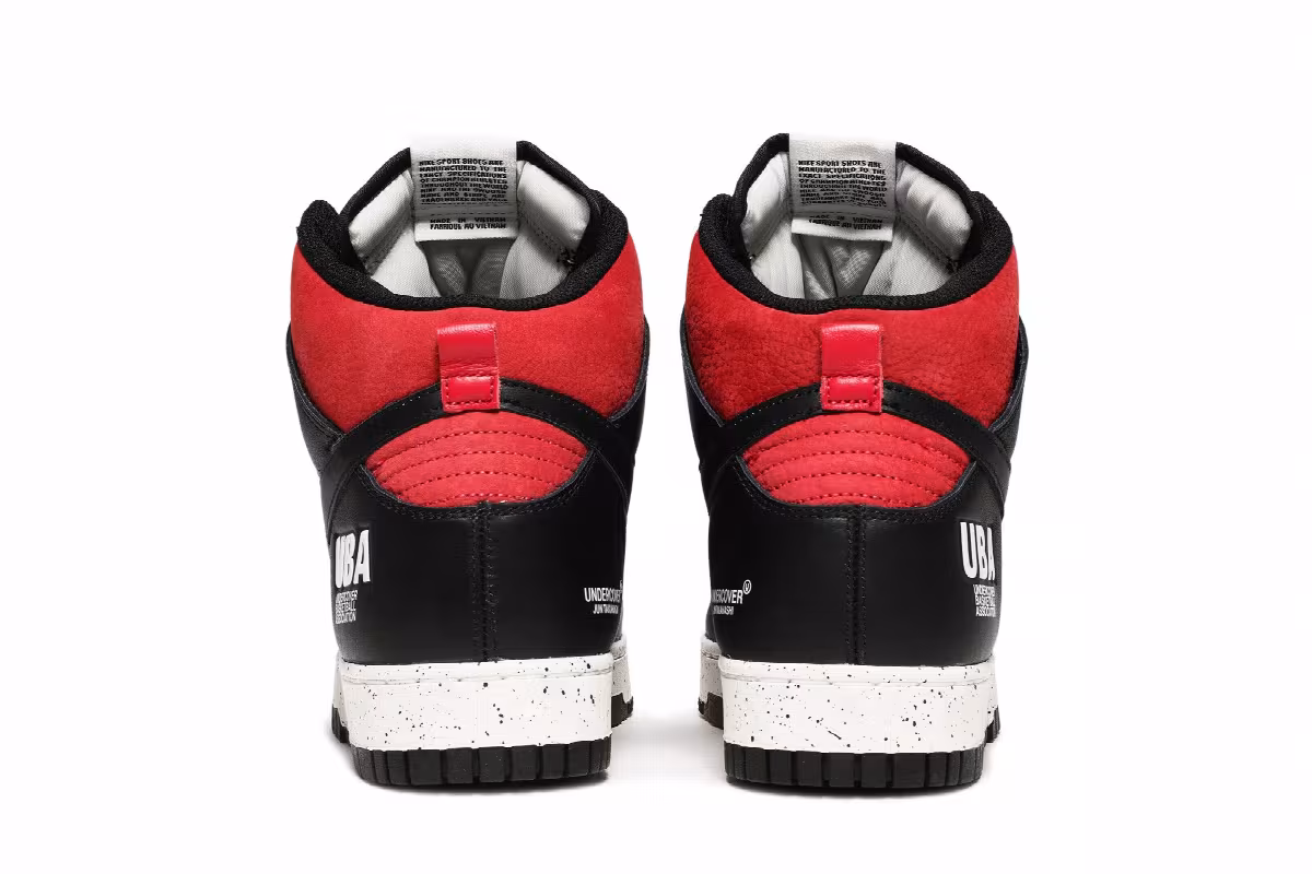 Undercover x Nike Dunk High 1985 UBA, view 7