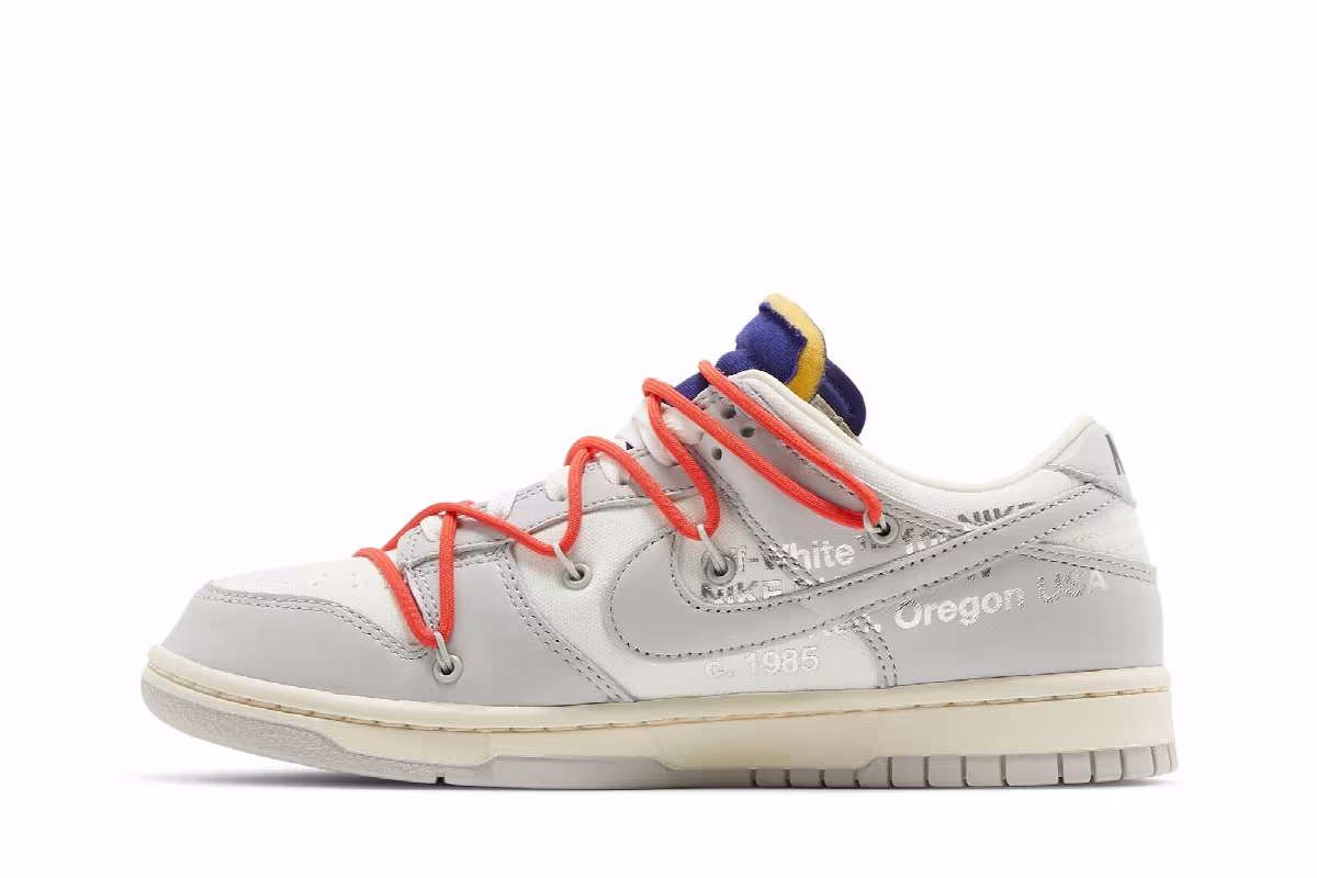 Off-White x Nike Dunk Low Lot 23 of 50, view 4