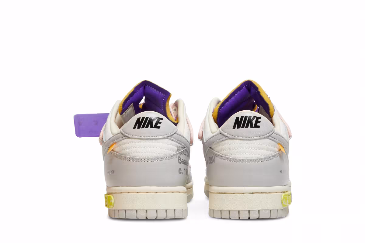 Off-White x Nike Dunk Low Lot 24 of 50, view 7
