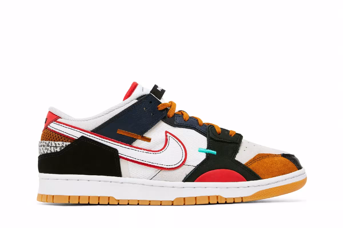 Nike Dunk Low Scrap Premium University Red, view 2