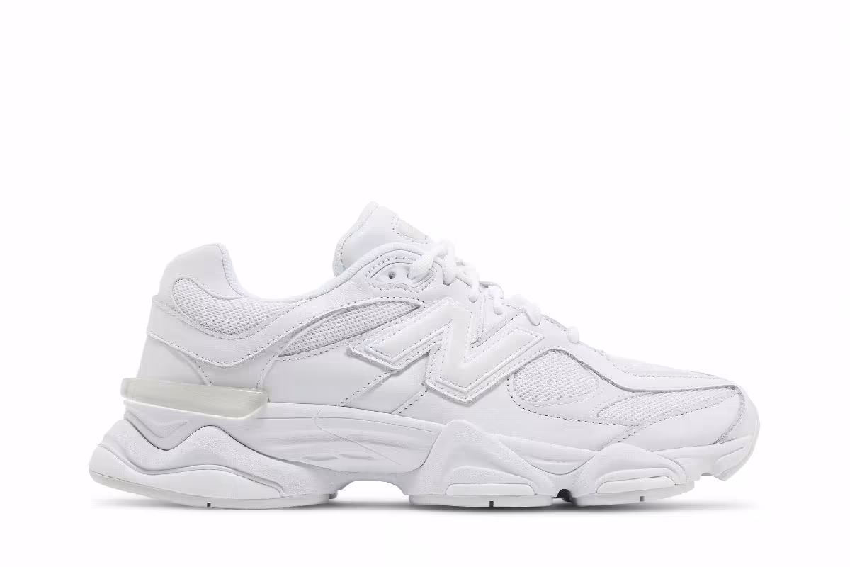 New Balance 9060 Triple White, view 2