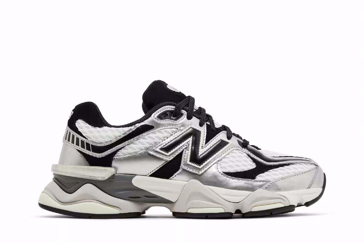 Shoe Palace x New Balance 9060 Metallic, view 2