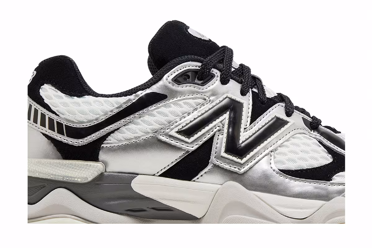 Shoe Palace x New Balance 9060 Metallic, view 3