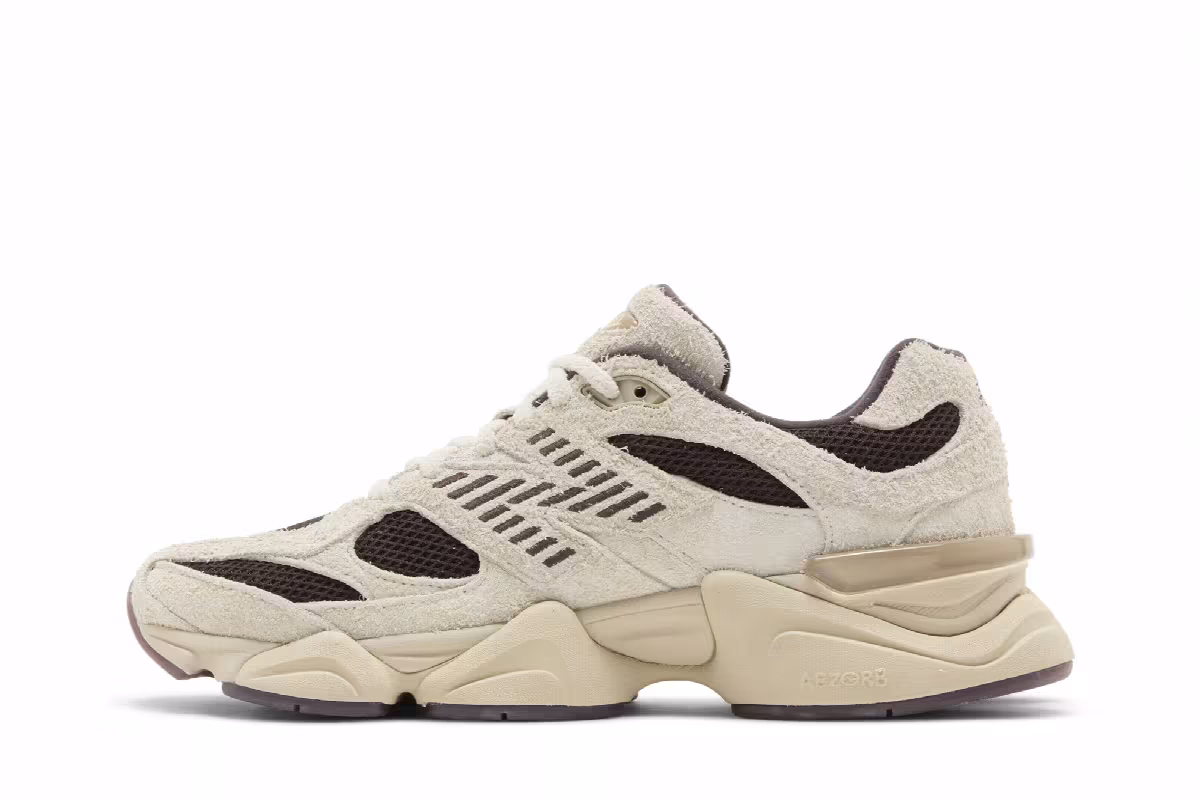 Sydney McLaughlin-Levrone x New Balance 9060 Linen Black Coffee, view 4