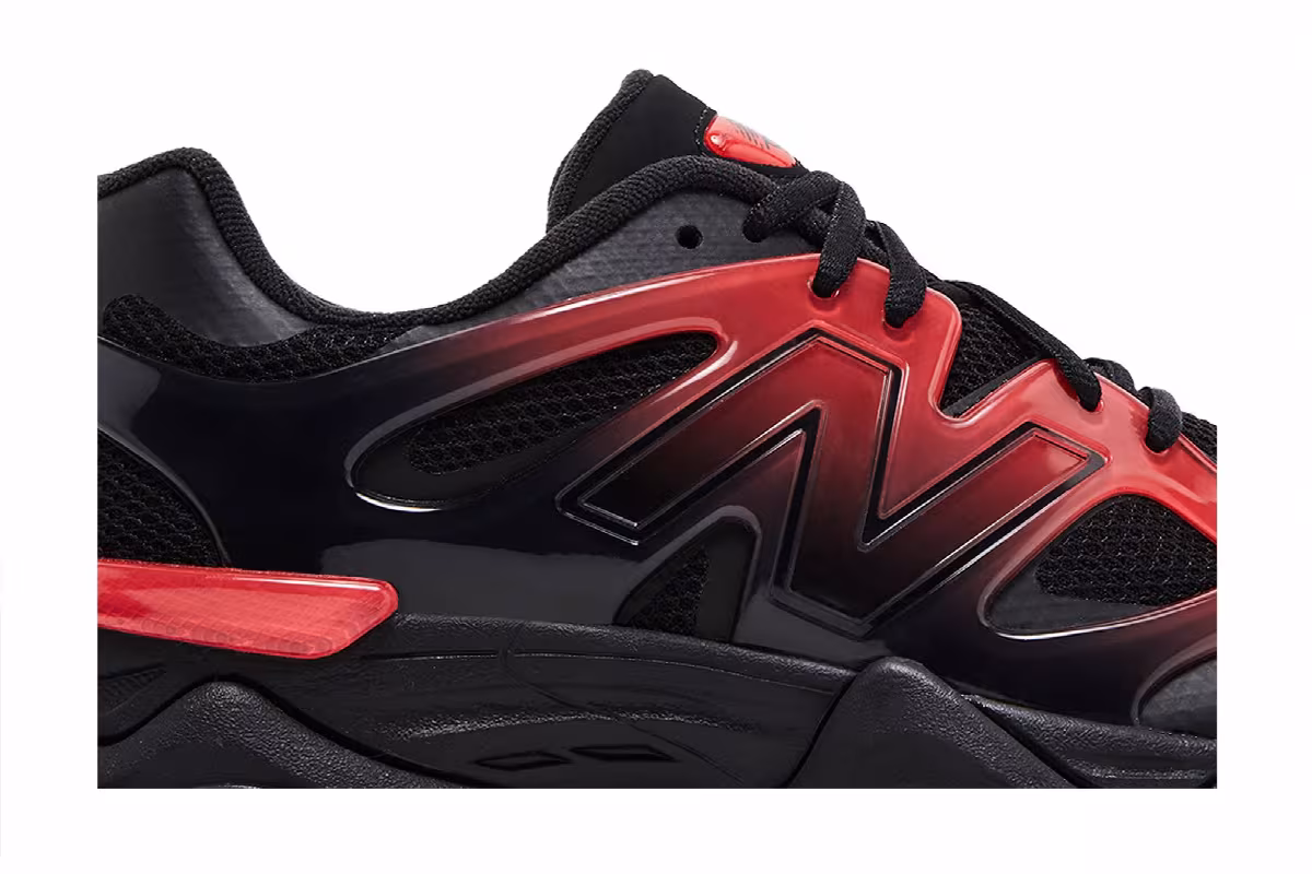 New Balance 9060 X Black Red, view 3