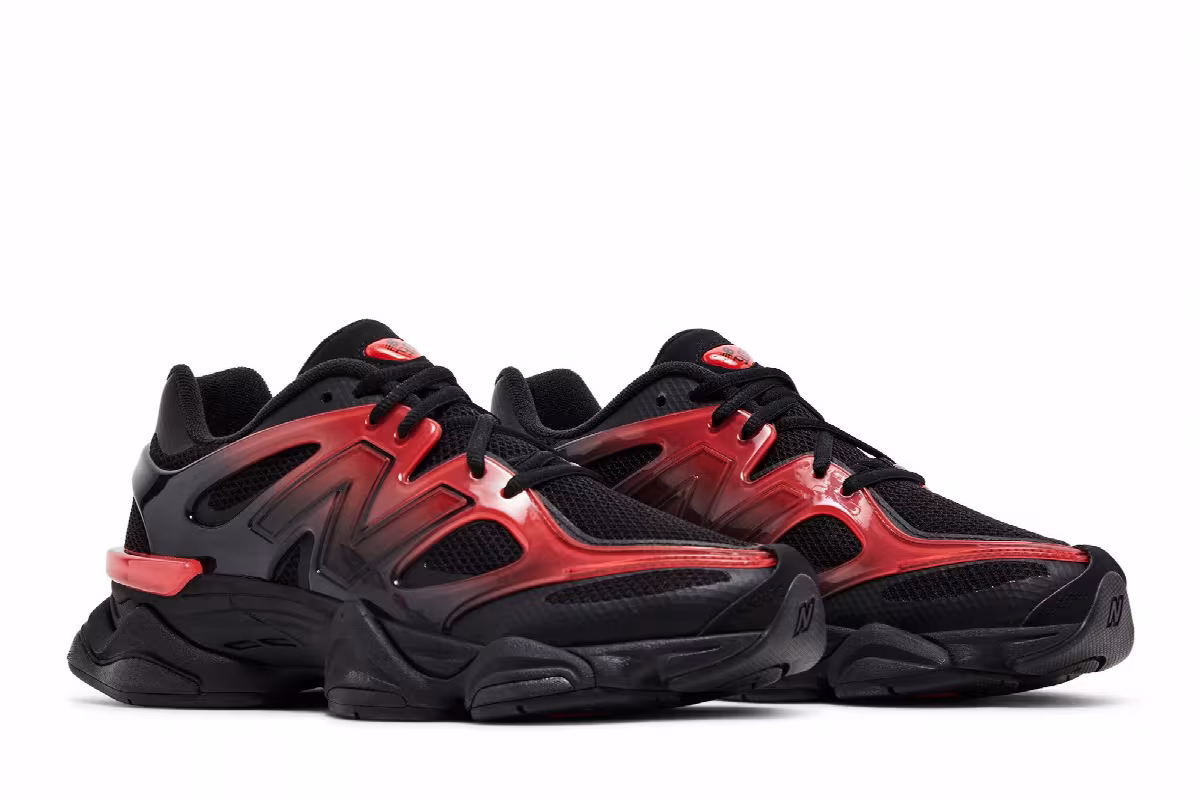 New Balance 9060 X Black Red, view 9