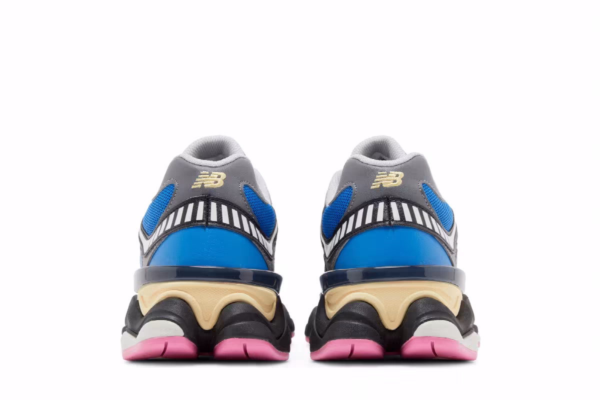 New Balance 9060 Blue Oasis Real Pink, view 7