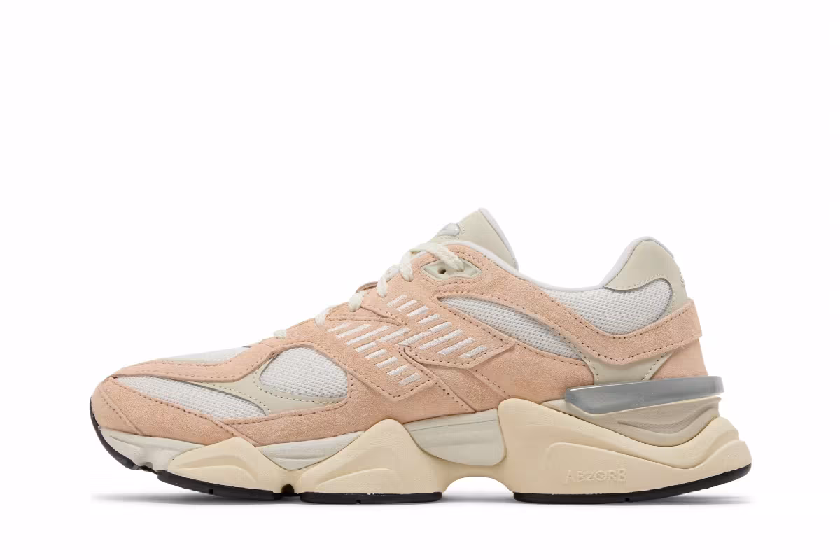 New Balance 9060 Vintage Rose Sea Salt, view 4