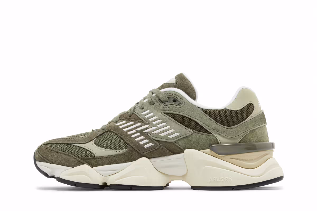 New Balance 9060 Dark Army, view 4