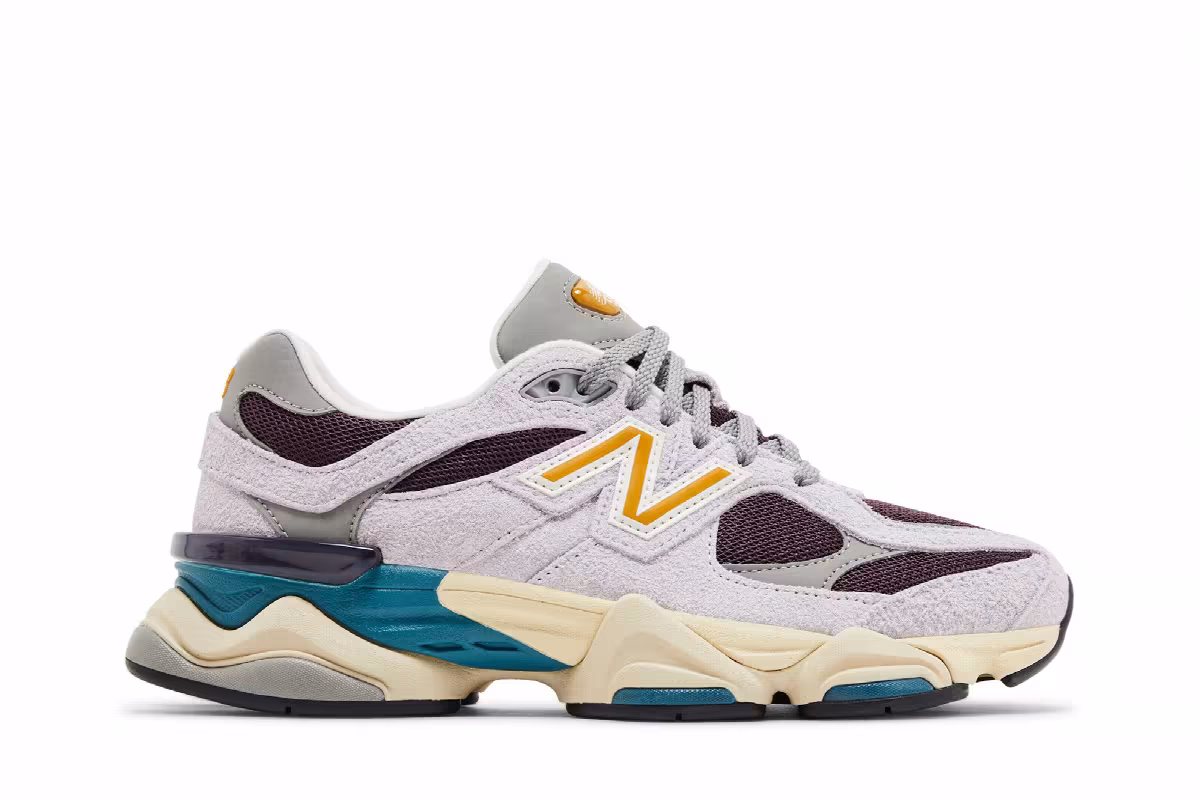 New Balance 9060 Taro Plum Brown, view 2