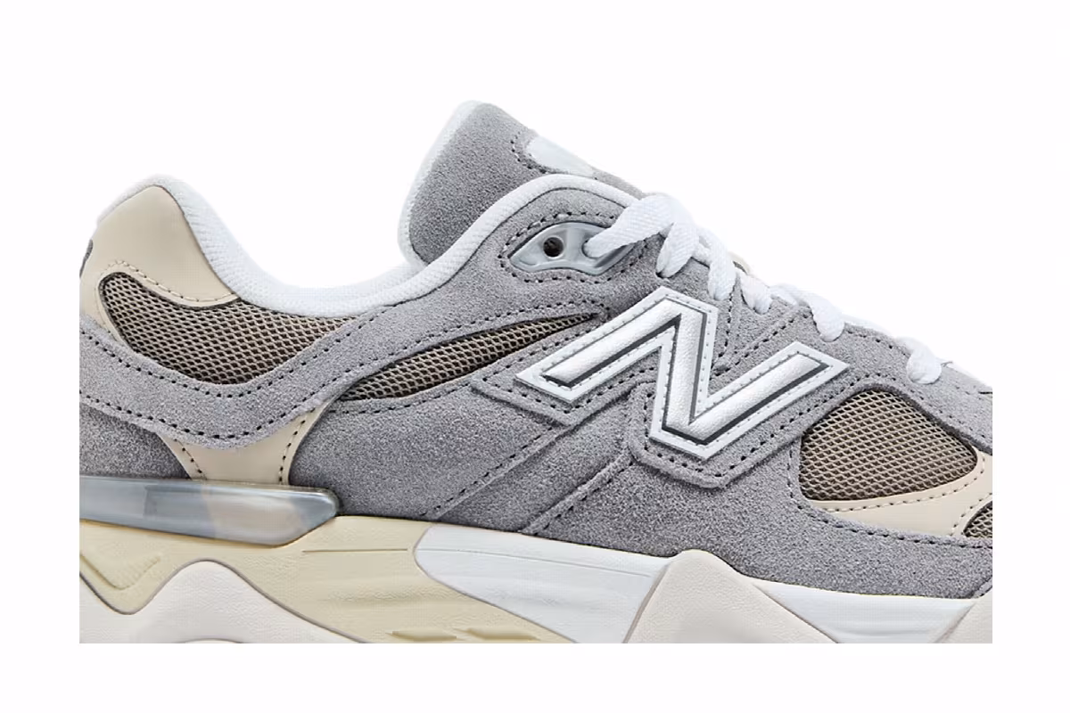 New Balance 9060 Big Kid Slate Grey Timberwolf, view 3