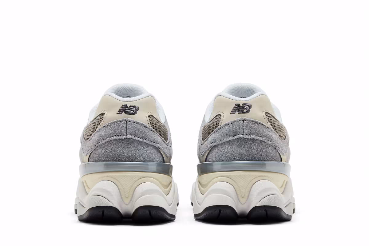 New Balance 9060 Big Kid Slate Grey Timberwolf, view 7